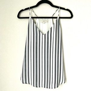Loft small petite blue and white stripped Cami